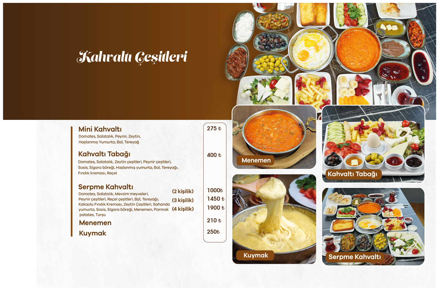 Kahvaltı Çeşitleri